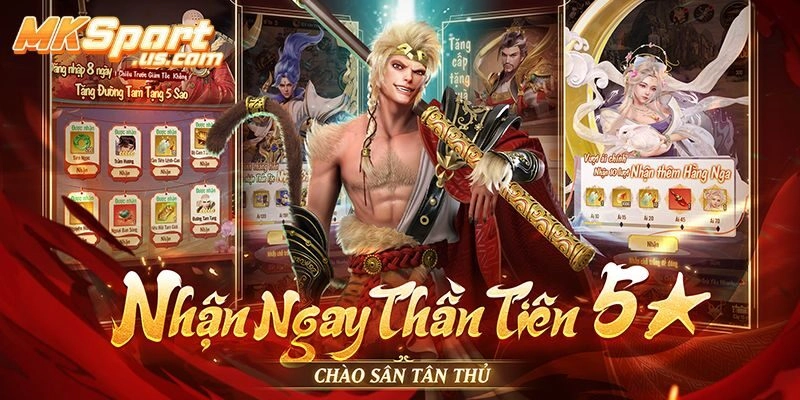 Tây Du Ký Thần Ký Tại Mksport - Game Thẻ Tướng Đỉnh Cao 2025